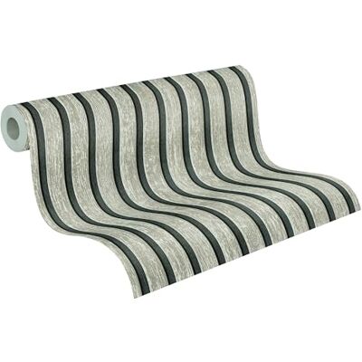 A.S. Création papel pintado no tejido con efecto madera en gris, marrón, negro – papel pintado decorativo 10,05 x 0,53 m – A.S. Création papel pintado no tejido con efecto madera en gris, marrón, negro – papel pintado decorativo 10,05 x 0,53 m –