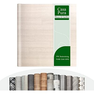 casa pura Suelo de Vinilo por Metros, Aspecto de Madera, Azulejos y Piedra, Revestimiento de Diseño PVC para Baño y Salón (Roble Puro 009S, 200 x 300 cm) casa pura Suelo de Vinilo por Metros, Aspecto de Madera, Azulejos y Piedra, Revestimiento de Diseño PVC para Baño y Salón (Roble Puro 009S, 200 x 300 cm)