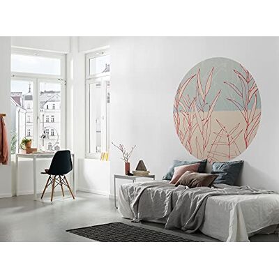 Komar Papel pintado fotográfico redondo y autoadhesivo – Grassland – Diámetro de 125 cm – hierba, hojas, papel pintado para pared, dormitorio, salón, decoración de pared – D1 – 078 Komar Papel pintado fotográfico redondo y autoadhesivo – Grassland – Diámetro de 125 cm – hierba, hojas, papel pintado para pared, dormitorio, salón, decoración de pared – D1 – 078
