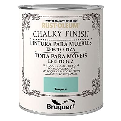 Rust-Oleum Bruguer Chalky Finish pintura para muebles Turquesa 125 ml Rust-Oleum Bruguer Chalky Finish pintura para muebles Turquesa 125 ml