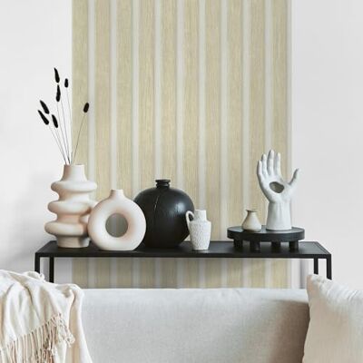 A.S. Création Papel Pintado Paneles de Madera Autoadhesivos – Paneles de Madera Escandinavos Beige Blanco – Papel pintado 3D aspecto madera – 0,52 x 2,5 m – Fabricado en Alemania A.S. Création Papel Pintado Paneles de Madera Autoadhesivos – Paneles de Madera Escandinavos Beige Blanco – Papel pintado 3D aspecto madera – 0,52 x 2,5 m – Fabricado en Alemania