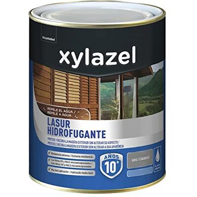 XYLAZEL Lasur Protector Hidrofugante Satinado Gris 750 ml XYLAZEL Lasur Protector Hidrofugante Satinado Gris 750 ml