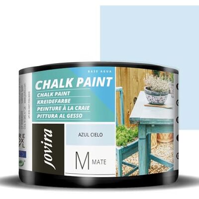 JOVIRA PINTURAS - Pintura Tiza Azul cielo - 0.375 L - Chalk Paint JOVIRA PINTURAS - Pintura Tiza Azul cielo - 0.375 L - Chalk Paint