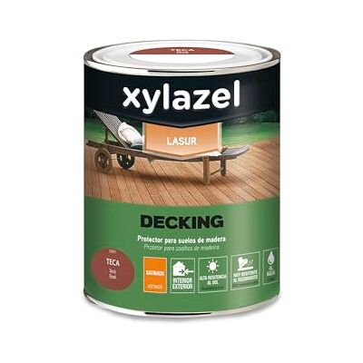 XYLAZEL Lasur Decking para suelo Teca, 4 L XYLAZEL Lasur Decking para suelo Teca, 4 L
