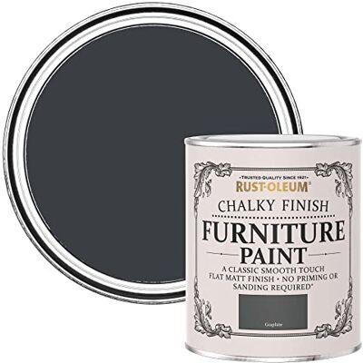 Rust-Oleum RO0070013G1 Pintura De Chalky Finalizar Muebles Grafito 750Ml Rust-Oleum RO0070013G1 Pintura De Chalky Finalizar Muebles Grafito 750Ml