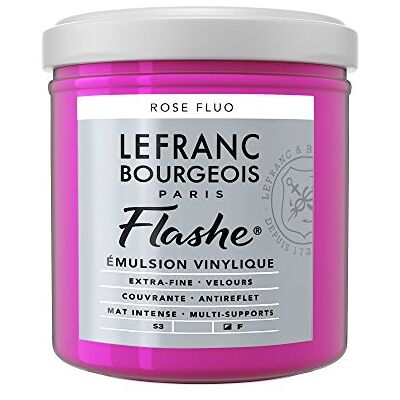 Lefranc Pintura Acrílica 125ml - Rosa Fluo - Pintura Acrílica Lefranc Pintura Acrílica 125ml - Rosa Fluo - Pintura Acrílica