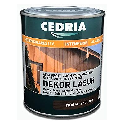 CEDRIA NOGAL Lasur protector madera exterior al agua Dekor Lasur 750 ml CEDRIA NOGAL Lasur protector madera exterior al agua Dekor Lasur 750 ml