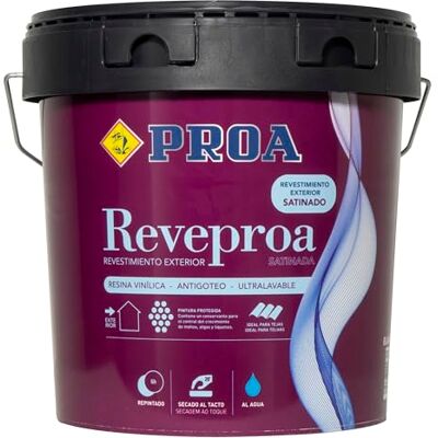 PROA Pintura satinada antihumedad. Blanco. 750 ML. PROA Pintura satinada antihumedad. Blanco. 750 ML.