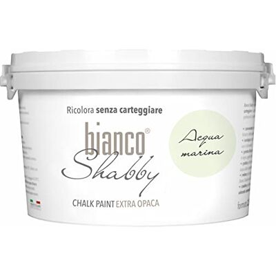 biancoShabby - AcquaMarina - Acqua marina - 2.5 L - Pintura biancoShabby - AcquaMarina - Acqua marina - 2.5 L - Pintura