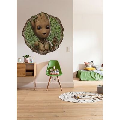 Komar Papel pintado autoadhesivo de fieltro para pared, diseño de Groot Little Twig, tamaño 125 x 125 cm, para habitación infantil, Star Wars Komar Papel pintado autoadhesivo de fieltro para pared, diseño de Groot Little Twig, tamaño 125 x 125 cm, para habitación infantil, Star Wars