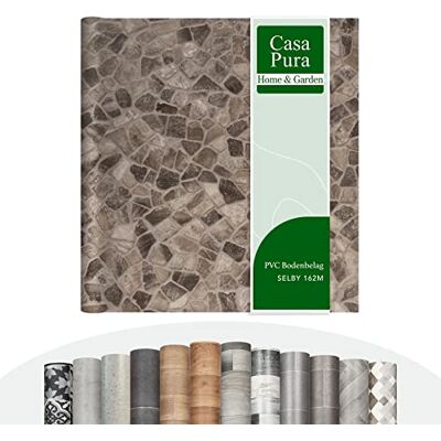 casa pura Suelo de Vinilo por Metros, Aspecto de Madera, Aspecto de baldosas, Aspecto de Piedra, Suelo de PVC, Revestimiento de Vinilo para Cocina, baño y salón (Selby 162M, 200 x 250 cm) casa pura Suelo de Vinilo por Metros, Aspecto de Madera, Aspecto de baldosas, Aspecto de Piedra, Suelo de PVC, Revestimiento de Vinilo para Cocina, baño y salón (Selby 162M, 200 x 250 cm)