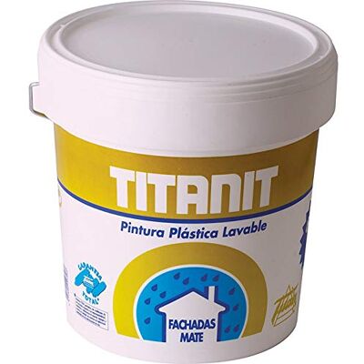 Pintura para fachadas blanca mate Titanit - Pintura Pintura para fachadas blanca mate Titanit - Pintura