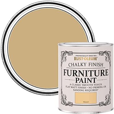 Rust-Oleum RO0070004G1 Pintura De Chalky Finalizar Muebles Mostaza 750Ml Rust-Oleum RO0070004G1 Pintura De Chalky Finalizar Muebles Mostaza 750Ml