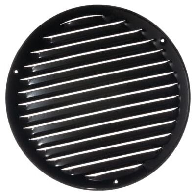 EUROPLAST Ø 200mm Rejilla de Ventilación con Mosquitera Rejillas de Aireación Metálicas Acero, Negro EUROPLAST Ø 200mm Rejilla de Ventilación con Mosquitera Rejillas de Aireación Metálicas Acero, Negro