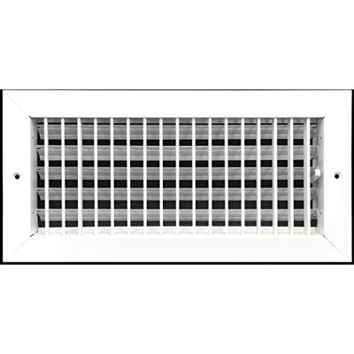 HVAC Premium Difusor ajustable de 14 x 6 pulgadas, cubierta de conducto de ventilación, rejilla de registro, pared lateral o cielado, alto flujo de aire HVAC Premium Difusor ajustable de 14 x 6 pulgadas, cubierta de conducto de ventilación, rejilla de registro, pared lateral o cielado, alto flujo de aire