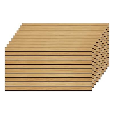 IZODEKOR Paneles de pared 3D, aspecto de madera, espuma de poliestireno, revestimiento de pared, paneles acústicos, decoración para cocina, baño, balcón, dormitorio, sala, madera clara, paquete de 10 IZODEKOR Paneles de pared 3D, aspecto de madera, espuma de poliestireno, revestimiento de pared, paneles acústicos, decoración para cocina, baño, balcón, dormitorio, sala, madera clara, paquete de 10