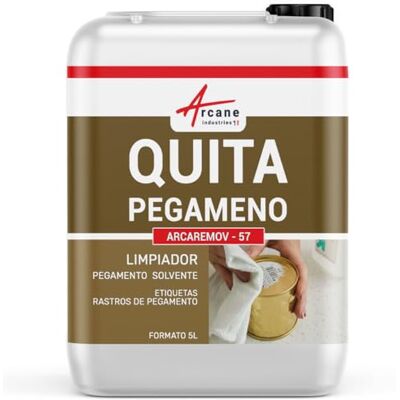 ARCANE INDUSTRIES Eliminador de Adhesivos, Despegador de Etiquetas 5 L Despega sin Marcas, Disuelve Colas, Masillas y Tintas, Multisuperficie, Acero, Aluminio y Vidrio ARCANE INDUSTRIES Eliminador de Adhesivos, Despegador de Etiquetas 5 L Despega sin Marcas, Disuelve Colas, Masillas y Tintas, Multisuperficie, Acero, Aluminio y Vidrio