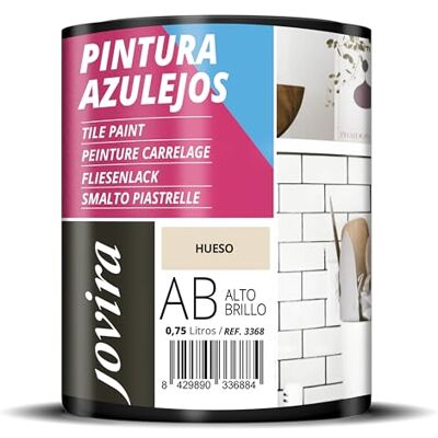 JOVIRA - Pintura para Azulejos - Hueso - 0.750L - Paint JOVIRA - Pintura para Azulejos - Hueso - 0.750L - Paint