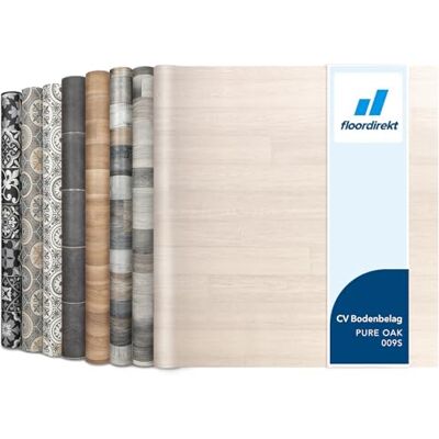 Floordirekt Atlantic Pure Oak 009S Suelo de vinilo para cocina y balcón, se vende por metros, efecto madera o baldosa, resistente y fácil de limpiar, madera de roble, 200 x 900 cm Floordirekt Atlantic Pure Oak 009S Suelo de vinilo para cocina y balcón, se vende por metros, efecto madera o baldosa, resistente y fácil de limpiar, madera de roble, 200 x 900 cm