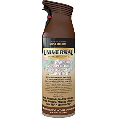 Rust-Oleum Universal pintura multisuperficie en spray Metalizado Cobre Envejecido 400 ml Rust-Oleum Universal pintura multisuperficie en spray Metalizado Cobre Envejecido 400 ml