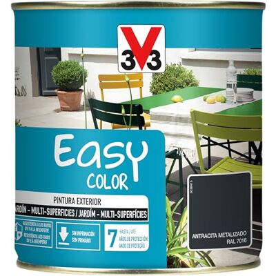 V33 PINTURA EASY COLOR METALIZADO ANTRACITE 0,5L V33 PINTURA EASY COLOR METALIZADO ANTRACITE 0,5L