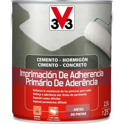 V33 IMPRIMACION DE ADHERENCIA INCOLORO MATE 2,5L V33 IMPRIMACION DE ADHERENCIA INCOLORO MATE 2,5L