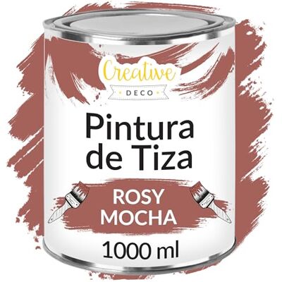 Creative 1L Moca Rosada Pintura a la Tiza para Muebles sin Lijar Chalk Creative 1L Moca Rosada Pintura a la Tiza para Muebles sin Lijar Chalk