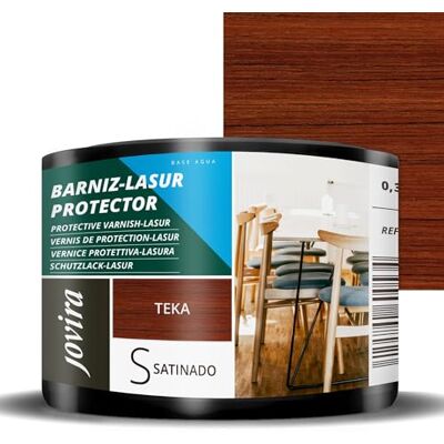 Jovira Pinturas - Lasur Protector Satinado Al Agua - Teka Jovira Pinturas - Lasur Protector Satinado Al Agua - Teka