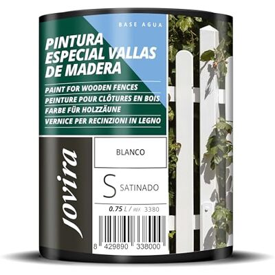 JOVIRA PINTURAS - Pitture recinzioni legno - 750ml - Blanco JOVIRA PINTURAS - Pitture recinzioni legno - 750ml - Blanco