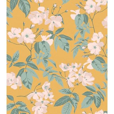 Rasch Schöner Living Papel pintado fotográfico (3,00 m x 2,65 m), diseño de flores, color amarillo Rasch Schöner Living Papel pintado fotográfico (3,00 m x 2,65 m), diseño de flores, color amarillo