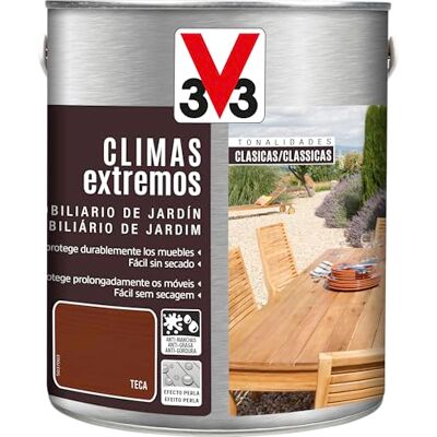 V33 Aceite Teca Climas Extremos Mate Teca 2.5 L V33 Aceite Teca Climas Extremos Mate Teca 2.5 L