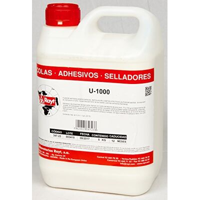 Rayt U-1000 Fijador para losetas autoportantes. Impide el movimiento de las losetas pero permite extraerlas fácilmente. SIN disolventes. 5 kg Rayt U-1000 Fijador para losetas autoportantes. Impide el movimiento de las losetas pero permite extraerlas fácilmente. SIN disolventes. 5 kg