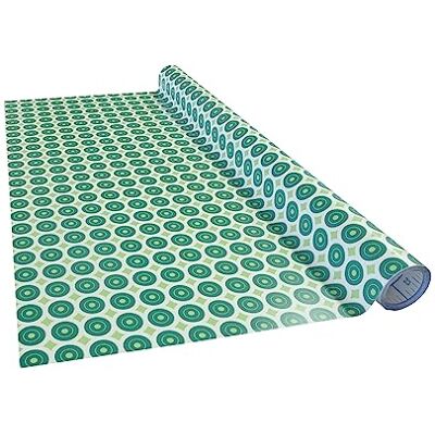 Venilia Lámina adhesiva, Awale Círculos Patrón retro Verde, 45cm x 2m, Espesor 95μ, Vinilo autoadhesivo para muebles o cocina, decorativas papel pintado pared, PVC sin ftalatos, Fabricado en UE Venilia Lámina adhesiva, Awale Círculos Patrón retro Verde, 45cm x 2m, Espesor 95μ, Vinilo autoadhesivo para muebles o cocina, decorativas papel pintado pared, PVC sin ftalatos, Fabricado en UE