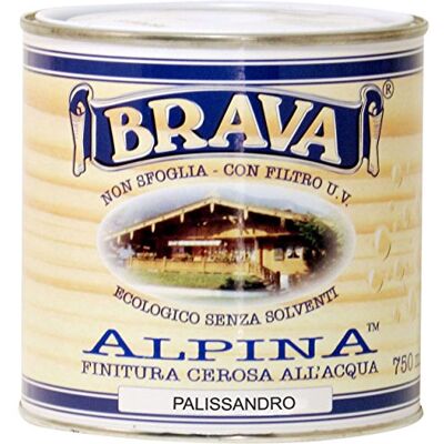 Brava Alpina acabado cerosa para madera al agua, palisandro, 750 ml Brava Alpina acabado cerosa para madera al agua, palisandro, 750 ml