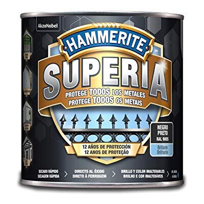 Hammerite Superia Liso, Negro, 750 ml Hammerite Superia Liso, Negro, 750 ml