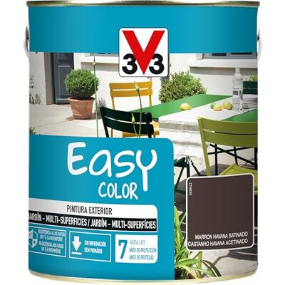 V33 PINTURA EASY COLOR SATINADO MARRON HAVANA 2,5L V33 PINTURA EASY COLOR SATINADO MARRON HAVANA 2,5L