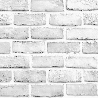 AMIGO Papel Pintado Removible Impermeable Ladrillo Piedra 44x600cm AMIGO Papel Pintado Removible Impermeable Ladrillo Piedra 44x600cm