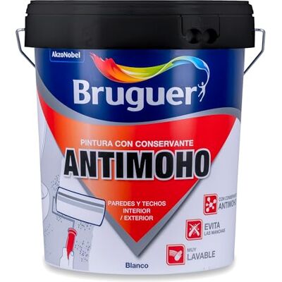 Bruguer Pintura con Conservante Antimoho Mate Blanco 15 L Bruguer Pintura con Conservante Antimoho Mate Blanco 15 L