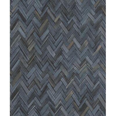 Rasch Beachhouse Papel pintado (fieltro, aspecto de madera, diseño de espiga), color azul Rasch Beachhouse Papel pintado (fieltro, aspecto de madera, diseño de espiga), color azul