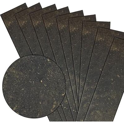 Eurodeco Paneles de techo, 6 m², imitación hormigón, negro y dorado tostado, poliestireno expandido, 100 x 16,7 cm, PP-113 Eurodeco Paneles de techo, 6 m², imitación hormigón, negro y dorado tostado, poliestireno expandido, 100 x 16,7 cm, PP-113