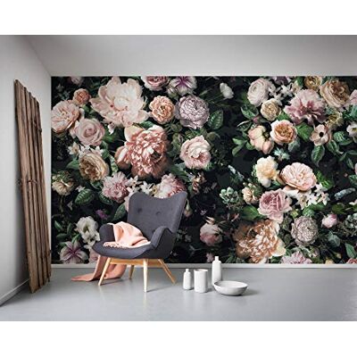 Komar Papel pintado fotográfico Victoria Black, 800 x 250 cm (ancho x alto), papel pintado para dormitorio, salón, pasillo, diseño, decoración, decoración de pared Komar Papel pintado fotográfico Victoria Black, 800 x 250 cm (ancho x alto), papel pintado para dormitorio, salón, pasillo, diseño, decoración, decoración de pared