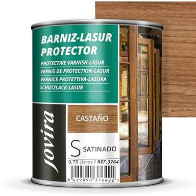JOVIRA PINTURAS - Lasur Protector Satinado - Castaño JOVIRA PINTURAS - Lasur Protector Satinado - Castaño