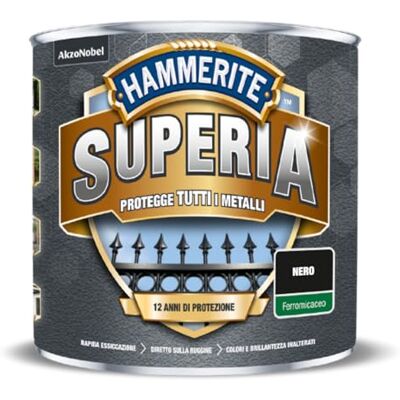 HAMMERITE - Superia - Ferromicaceo Negro - 2.5 L - Paint HAMMERITE - Superia - Ferromicaceo Negro - 2.5 L - Paint