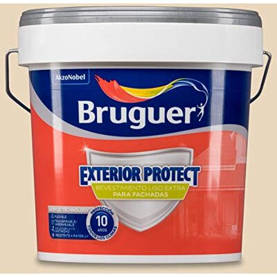 Bruguer Exterior Protect Revesimiento exterior Liso Extra Hueso 4 L Bruguer Exterior Protect Revesimiento exterior Liso Extra Hueso 4 L