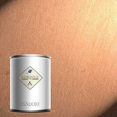 BARBOUILLE BARBOLA Pandora 1 L – Pintura efecto nacarado, metalizado en color – Oro marrón – Trompeta Espátula BARBOUILLE BARBOLA Pandora 1 L – Pintura efecto nacarado, metalizado en color – Oro marrón – Trompeta Espátula