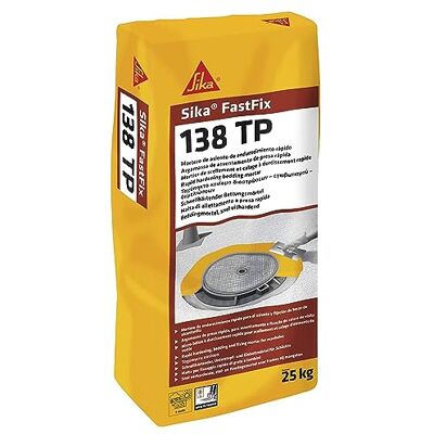 SIKA Mortero cementoso rápido FastFix 138 TP Gris 25kg SIKA Mortero cementoso rápido FastFix 138 TP Gris 25kg