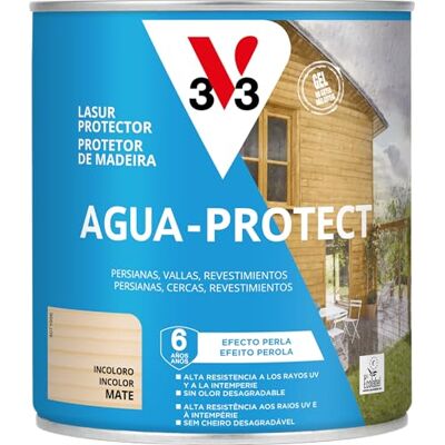 V33 Protector Decorativo de la madera Agua Mate Incoloro 0,75L V33 Protector Decorativo de la madera Agua Mate Incoloro 0,75L