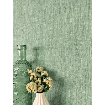 Newroom papel pintado verde salvia liso para salón moderno Newroom papel pintado verde salvia liso para salón moderno