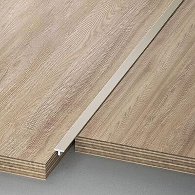 Raouoae Perfil De Transición En T Para Suelos Laminados Y Parquet, Umbral De Puerta 100cm, Paquete De 3, Riel Sin Juntas Para Transición De Suelos, Borde De Puerta Y Umbrales(High-End-Grau,Breite: 4mm Raouoae Perfil De Transición En T Para Suelos Laminados Y Parquet, Umbral De Puerta 100cm, Paquete De 3, Riel Sin Juntas Para Transición De Suelos, Borde De Puerta Y Umbrales(High-End-Grau,Breite: 4mm