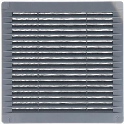 EDM Rejilla de ventilación 87705 Gris 20 x 20 x 0,7 cm Mosquitera EDM Rejilla de ventilación 87705 Gris 20 x 20 x 0,7 cm Mosquitera